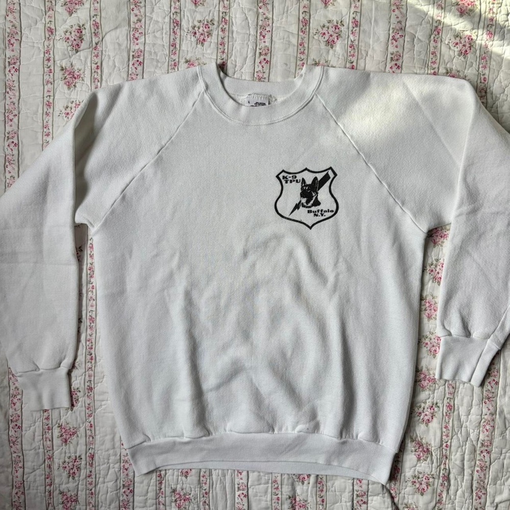 White Crewneck Sweatshirt